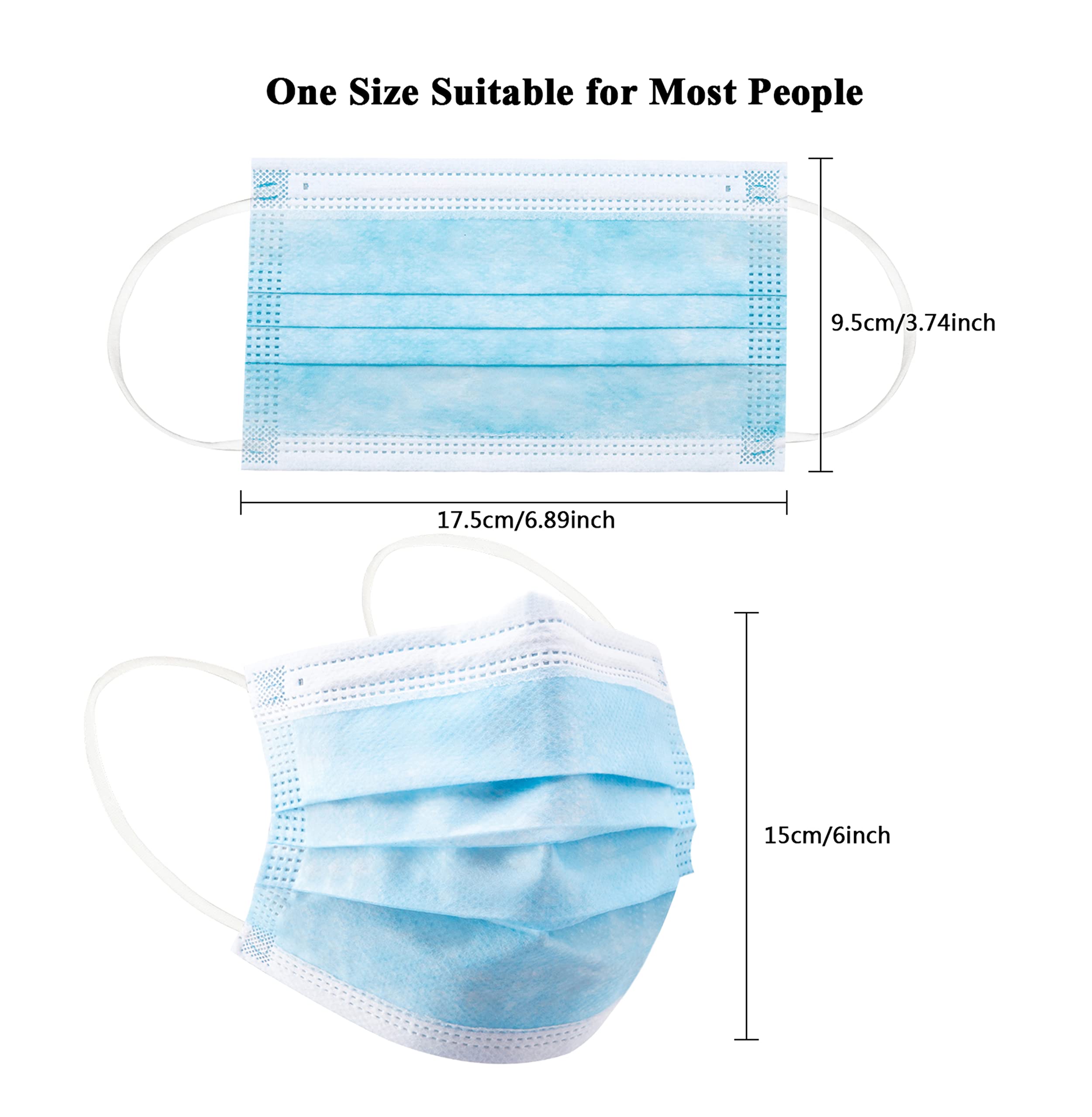 50/100Pcs Disposable Mask for  - Disposable Surgical Mask recension och pris