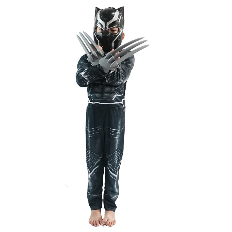 Anime Superhero Black Panther  - Black Face Mask Pack recension och pris