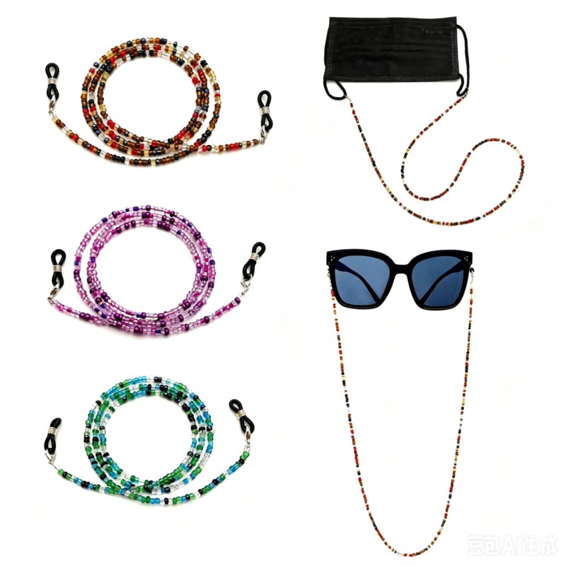 Crystal Glasses Chain For Wome - Mask Chain Holder recension och pris
