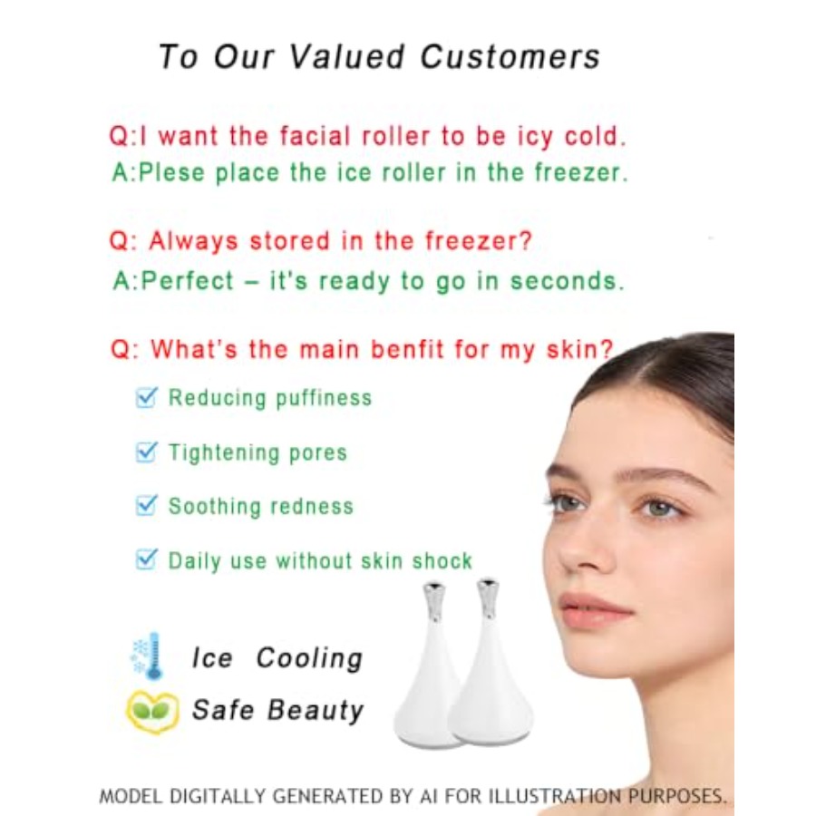 Ice Globes Facial Rollers for  - Face Mask Storage Box recension och pris