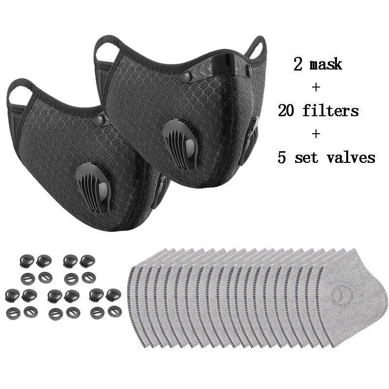Cycling Face Mask with Filter  - Anti Pollution Mask recension och pris
