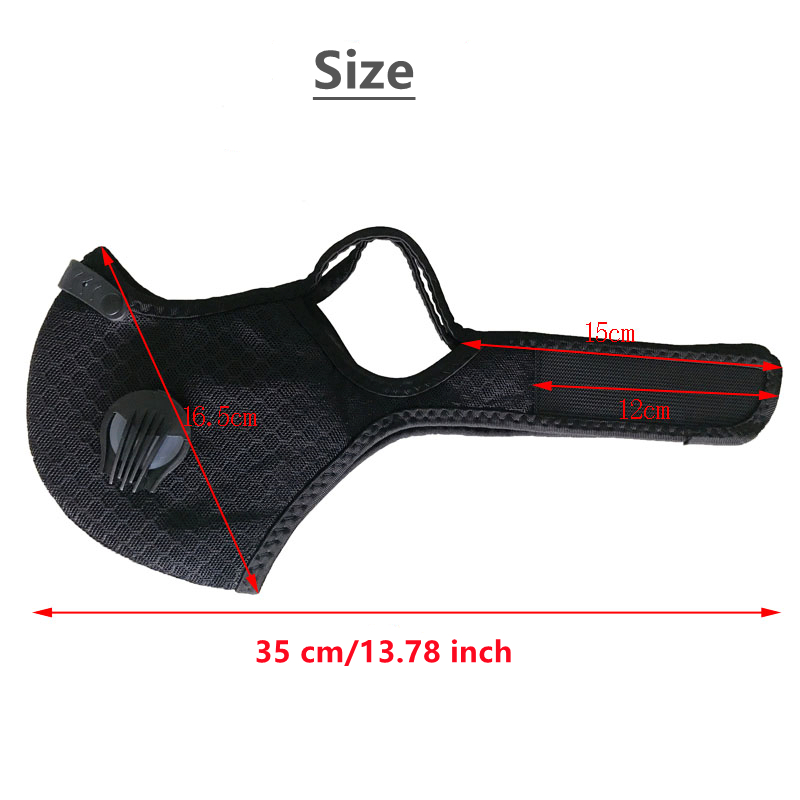 Cycling Face Mask with Filter  - Anti Pollution Mask recension och pris