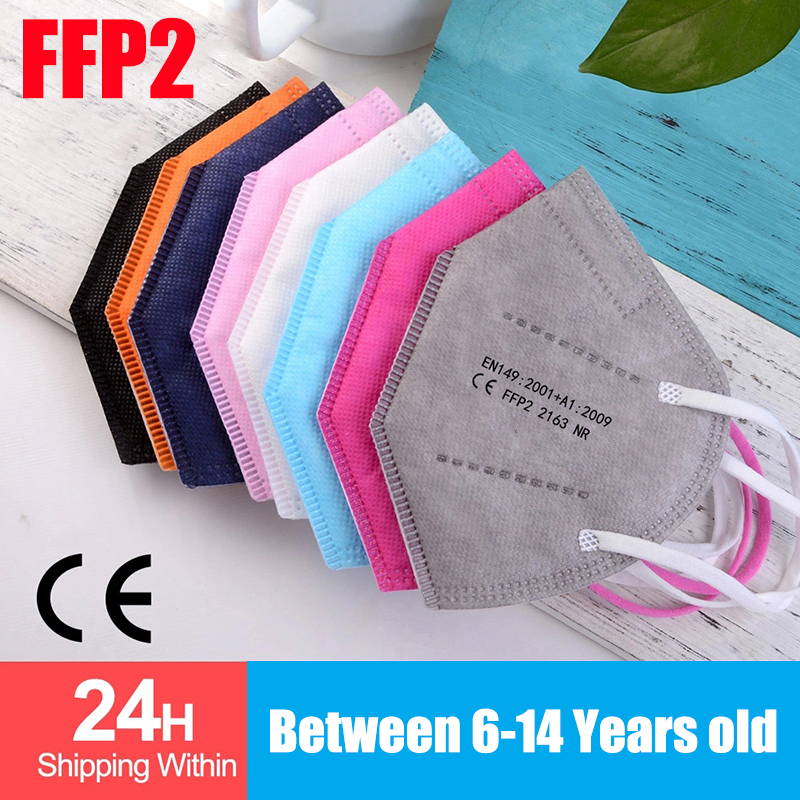 10-100pcs Kids KN95 Mask Child - Disposable Surgical Mask recension och pris